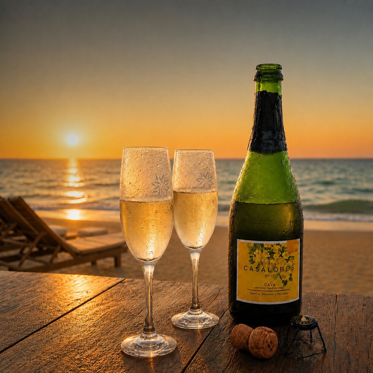 Espumante Cava Casalobos Método Tradicional – Macabeo, Xarel·lo & Parellada