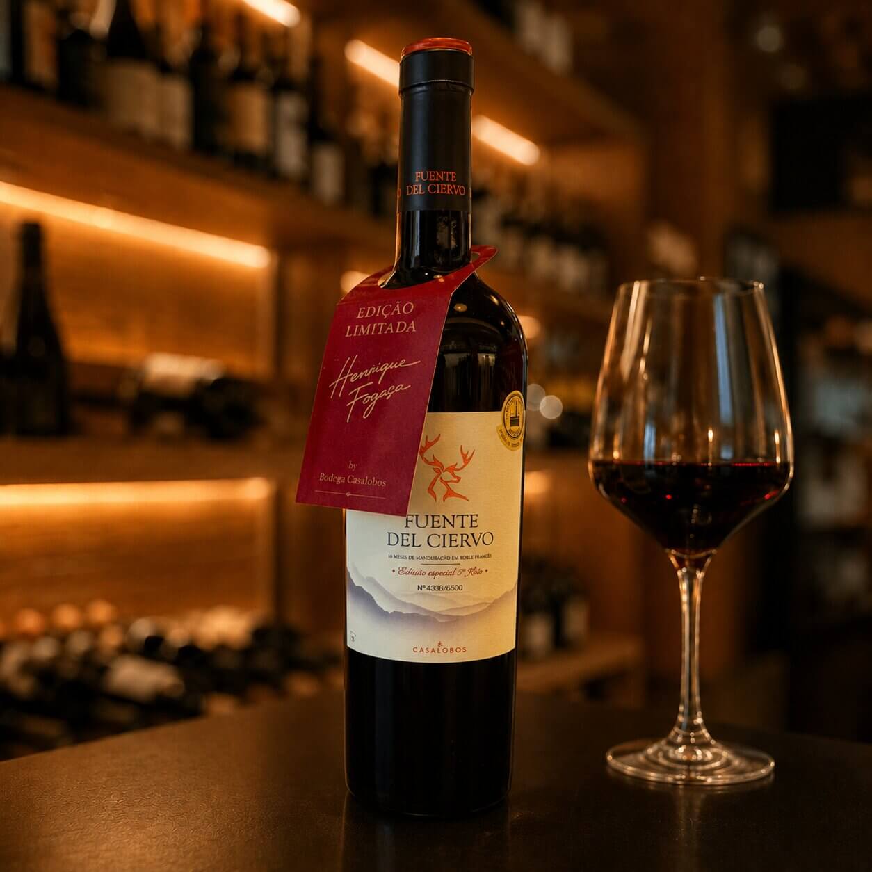 Vinho Tinto Fuente del Ciervo Edição Especial 3º Ano serie limitada – Cencibel & Syrah – Castilla-La Mancha By Fogaça