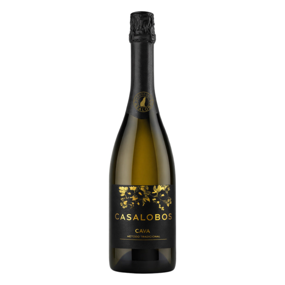 Cava Casalobos Extra Brut – garrafa frente