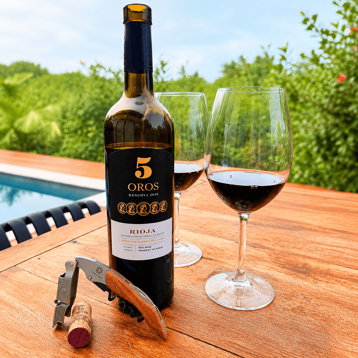 Vinho Tinto Espanhol 5 Oros Reserva D.O.Ca. Rioja