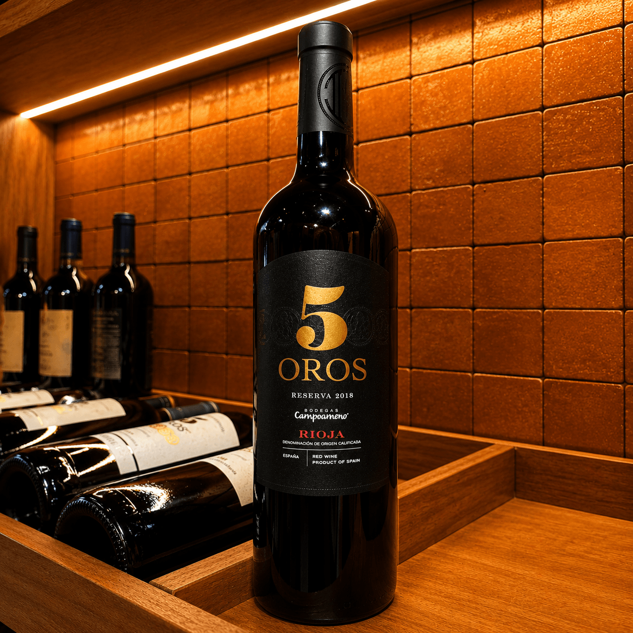 Vinho Tinto Espanhol 5 Oros Reserva D.O.Ca. Rioja